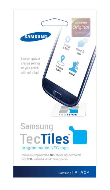 tectile nfc tag stickers|Samsung TecTiles: NFC stickers do cool stuff with your phone.